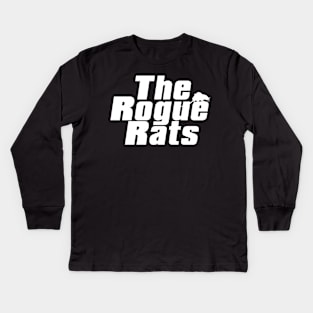 The Rogue Rats (white) Kids Long Sleeve T-Shirt